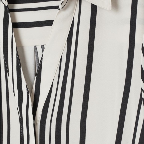 Button up Striped shirt Dress H&M NEW - Picture 5 of 6